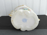 Herend Fischer Vase Hand Painted Ornate Floral Gold 1930s Gorgeous Hungary