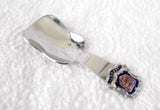 Jersey Tea Caddy Spoon Souvenir England Tea Scoop Enamel Finial Shovel 1930s Tea Leaf Spoon