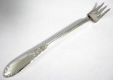 Pickle Fork Olive Fork King Edward National Silver Plate Foliage 1950s
