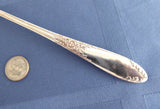 Pickle Fork Olive Fork King Edward National Silver Plate Foliage 1950s