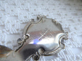 Tea Caddy Spoon Penarth Wales Tea Scoop 1930s Souvenir Enamel Finial Caddy Spoon