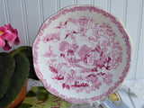 Royal Albert Vintage Mikado Pink Cup And Saucer English 1930s Willow Variation
