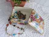 Vintage Royal Winton Marguerite Chintz Covered Box 1930s Box Grimwades
