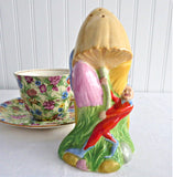 Art Deco Pixie Sugar Shaker Caster Royal Winton Grimwades Hand Painted 1930s Elf Toadstool