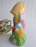 Art Deco Pixie Sugar Shaker Caster Royal Winton Grimwades Hand Painted 1930s Elf Toadstool