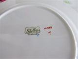 Shelley England Set of 3 Blue Acacia Mimosa 7 Inches Plates Art Deco 1930s
