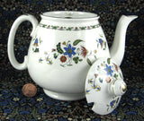 Shelley England Chelsea Teapot Floral Cambridge Tulip Shape 1930s