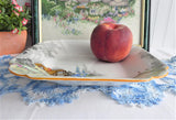 Art Deco Shelley 1930s Cottage 2 Queen Anne Square Serving Bowl 8.25 Inch Bowl