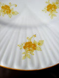 Rare Plate Shelley Yellow Rosebud Dainty Chintz Bread Cake 1930s Tea Party 6 Inch