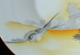 Shelley Art Deco Saucer Lakeland Bird Yellow 1930s Landscape Regent Shape Demi