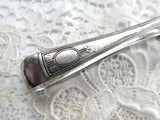 Art Deco Wallace Silver 1920s Sterling Silver Sugar Tongs USA Claw Ends