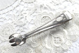 Art Deco Wallace Silver 1920s Sterling Silver Sugar Tongs USA Claw Ends