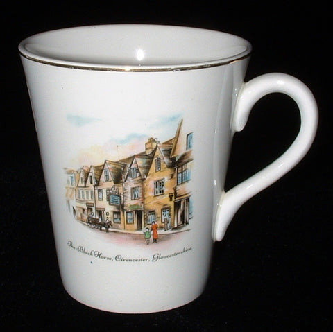Mug Tea Coffee Wedgwood Black Horse Tavern England 1920-1930s