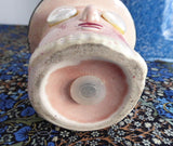 Sugar Shaker Muffineer Welsh Lady Googly Eyes 1930s Figural Sugar Caster