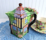 Royal Winton Hot Water Pot Ye Olde Inne Vintage Cottage Ware 1930s Rubian Ware Teapot