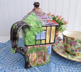 Royal Winton Hot Water Pot Ye Olde Inne Vintage Cottage Ware 1930s Rubian Ware Teapot