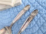 Danish Princess 1938 Childs Spoon Fork Holmes Edwards Silverplate Toddler Baby