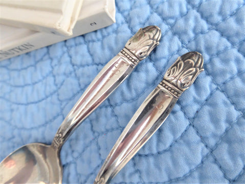 Danish Princess 1938 Childs Spoon Fork Holmes Edwards Silverplate