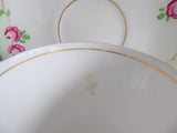 Sweet Rosebud Hand Painted Cup And Saucer Phoenix England Forester 1930s
