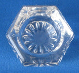 Cambridge Clear Glass Open Salt Community Pattern Dip 1930s Star Bottom