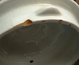 English Teapot Brown Paisley Chintz Tea Pot 1930s Vintage Art Deco Shape TLC