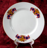 Plate Royal Canadian Tartan Maple Leaves 1930s Windsor English Bone China