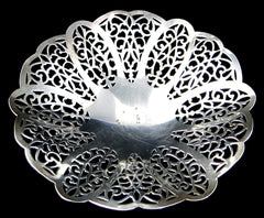 P.B.C. Central Valley Livin' 入手困難レア皿盤！ 1930s-silver-filigree-bowl-