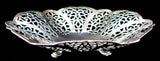 Lovelace Silver Candy Bowl Pierced International Silver 1930s Tea Party Calling Cards