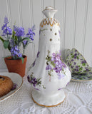 Sugar Shaker Hammersley Victorian Violets Muffineer 1930s Caster Fancy English Bone China