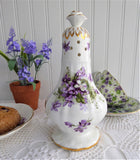 Sugar Shaker Hammersley Victorian Violets Muffineer 1930s Caster Fancy English Bone China