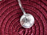 Silver Salt Spoon 1933 George V Coin Hand Made Genuine Silver Spoon