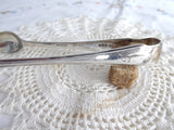 Sterling Sugar Tongs Walker And Hall English Hallmarked Sheffield 1933 Initial C