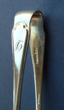 Sterling Sugar Tongs Walker And Hall English Hallmarked Sheffield 1933 Initial C