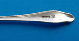 English Sterling Silver Teaspoons Boxed Set of 12 Art Deco James Dixon Sheffield 1934
