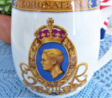 Hammersley Mug King Edward VIII Coronation Uncrowned Abdicated 1937 Bone China