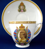 Shelley King Edward VIII Cup and Saucer Abdicated York 1937