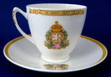 Shelley King Edward VIII Cup and Saucer Abdicated York 1937