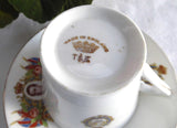 Coronation Teacup Trio King Edward VIII 1937 Cup and Saucer Abdicated Art Deco