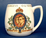 Coronation Mug King George VI and Elizabeth Booths 1937