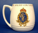 Coronation Mug King George VI and Elizabeth Booths 1937