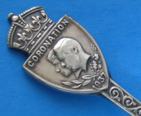 Coronation Spoon King George VI Queen Elizabeth 1937 Rogers USA