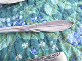 Vintage 2 Serving Pieces Pie Server Large Fork 1940s Camelia 1960s El California Shabby Silverplate