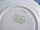 Shelley Pink Floral Dainty Shape Cup and Saucer English Bone China Pink Gold Trim