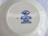 Collection 3 Blue And White Plates Masons Manchu Nasco Lakeview 1940s
