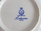 Collection 3 Blue And White Plates Masons Manchu Nasco Lakeview 1940s