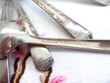Teaspoons 6 Oneida Royal Oak Oakleigh Tea Spoons 1940s Silver Plate No Monogram