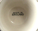 Historic America Blue Transferware Eggcup Johnson Brothers Double Vintage 1940s Ironstone