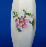 Salt And Pepper Shakers Petit Point Homer Laughlin Eggshell Nautilus