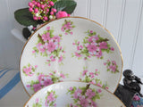 Cup And Saucer Royal Chelsea Pink Peach Blossoms 1936-1943 English Bone China