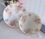 Cup And Saucer Royal Chelsea Pink Peach Blossoms 1936-1943 English Bone China
